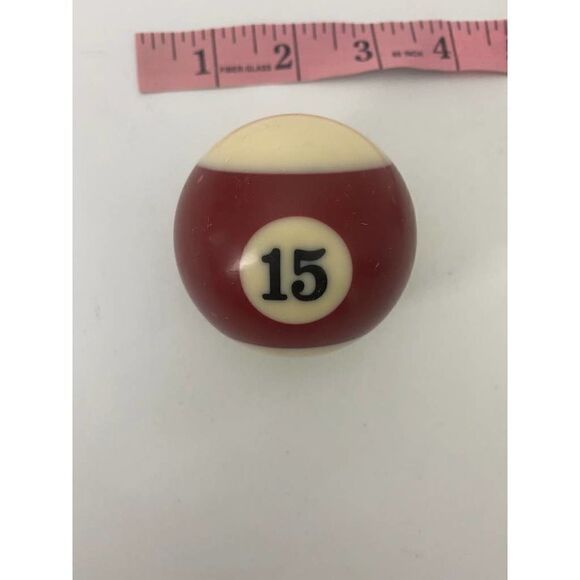 Single Replacement Pool Ball Billiard Ball - Number 15 - Picture 1 of 2